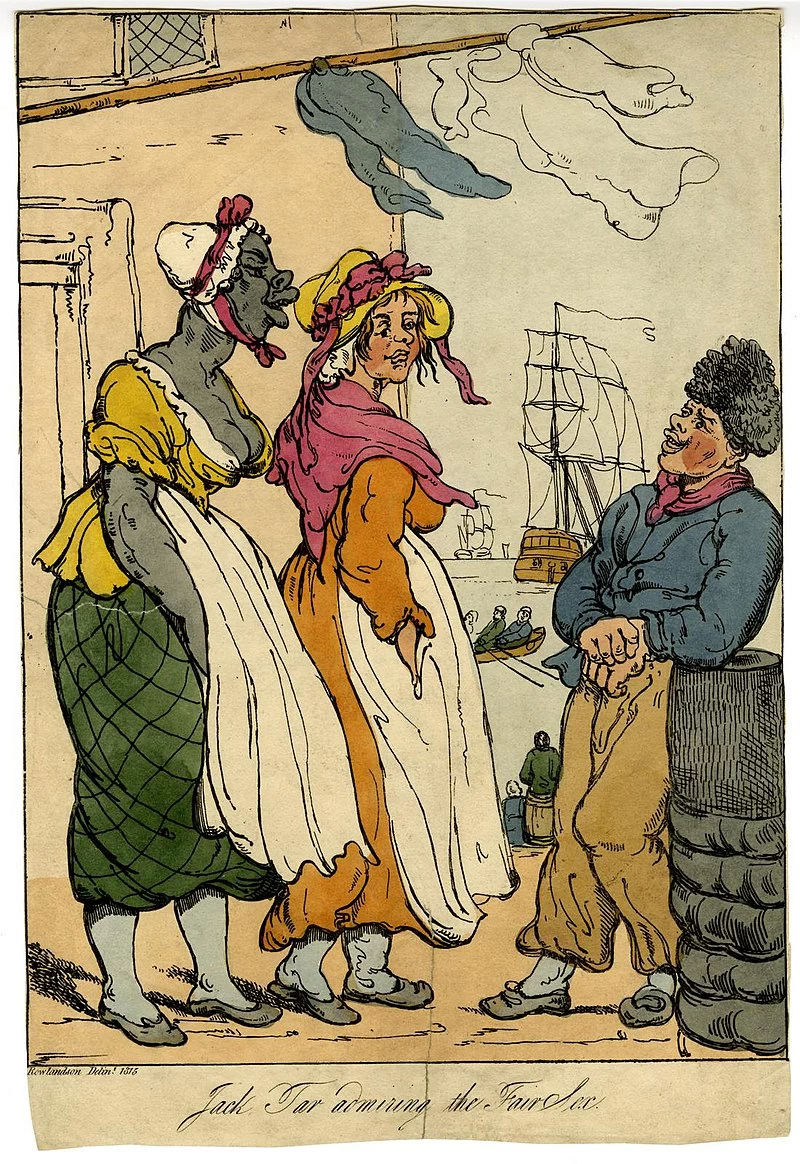 Thomas Rowlandson-93-Jack Tar ammira il gentil sesso